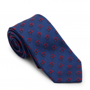 ربطة عنق غانشيني بنمط جاكار من الحرير