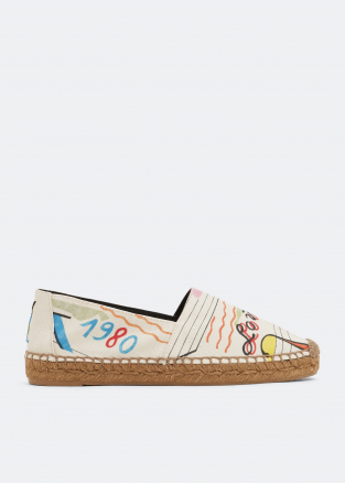 YSL embroidered espadrilles